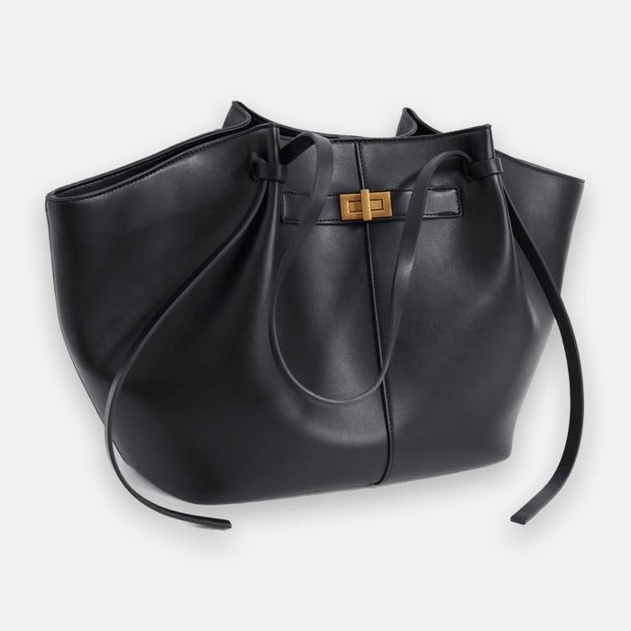 Sac long strap pu — Noir