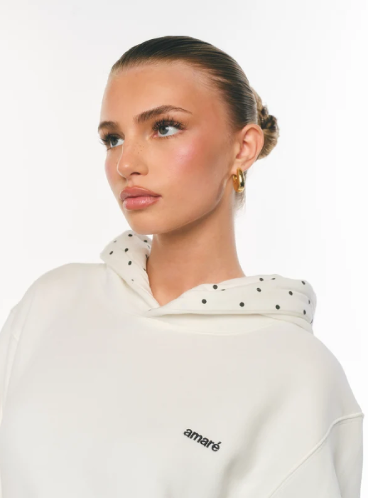 Hoodie Polka Dot