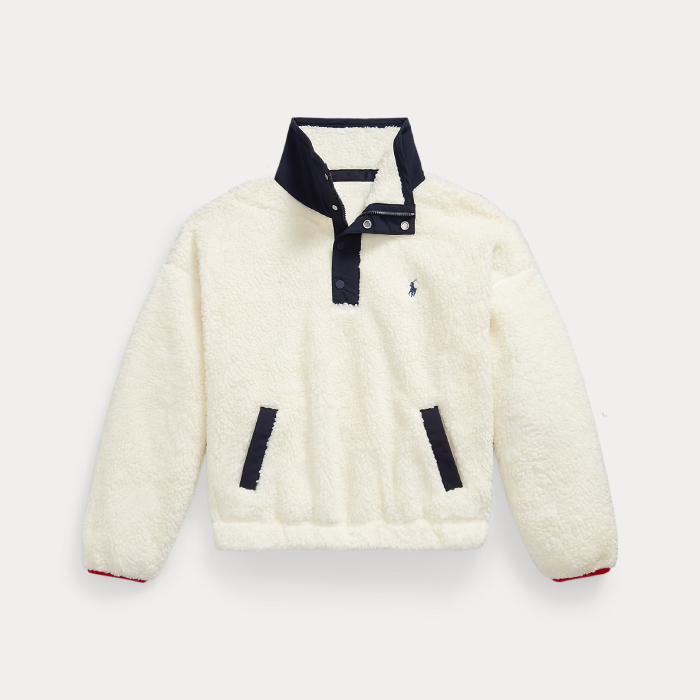 Bear High Pile Fleece Funnelneck