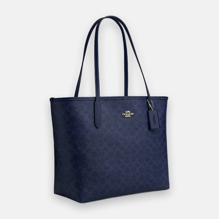 Canvas Tote Bag — Blue